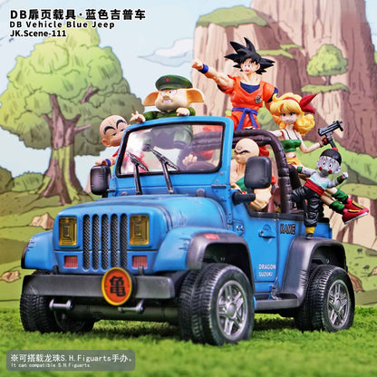 JacksDo Studio - DB Vehicle Blue Jeep (JK.Scene-111) | DB扉页载具-蓝色吉普车 (JK.Scene-111)