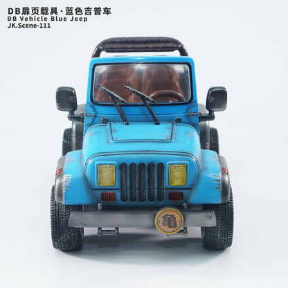 JacksDo Studio - DB Vehicle Blue Jeep (JK.Scene-111) | DB扉页载具-蓝色吉普车 (JK.Scene-111)