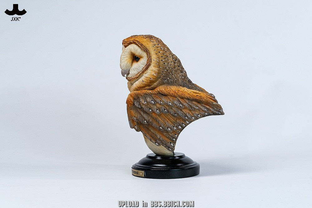 JXK - Barn Owl Head Sculpture SA005 (Licensed)