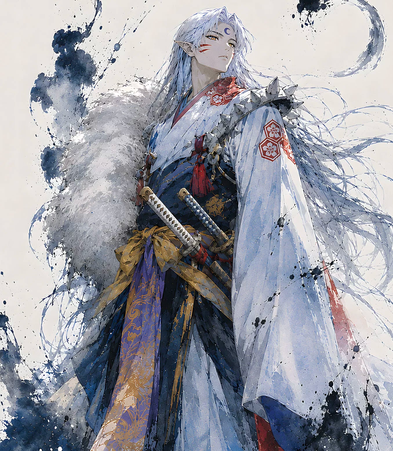 【Pre-sale】Decorative Painting of Sesshoumaru-Inuyasha-H2 Studio
