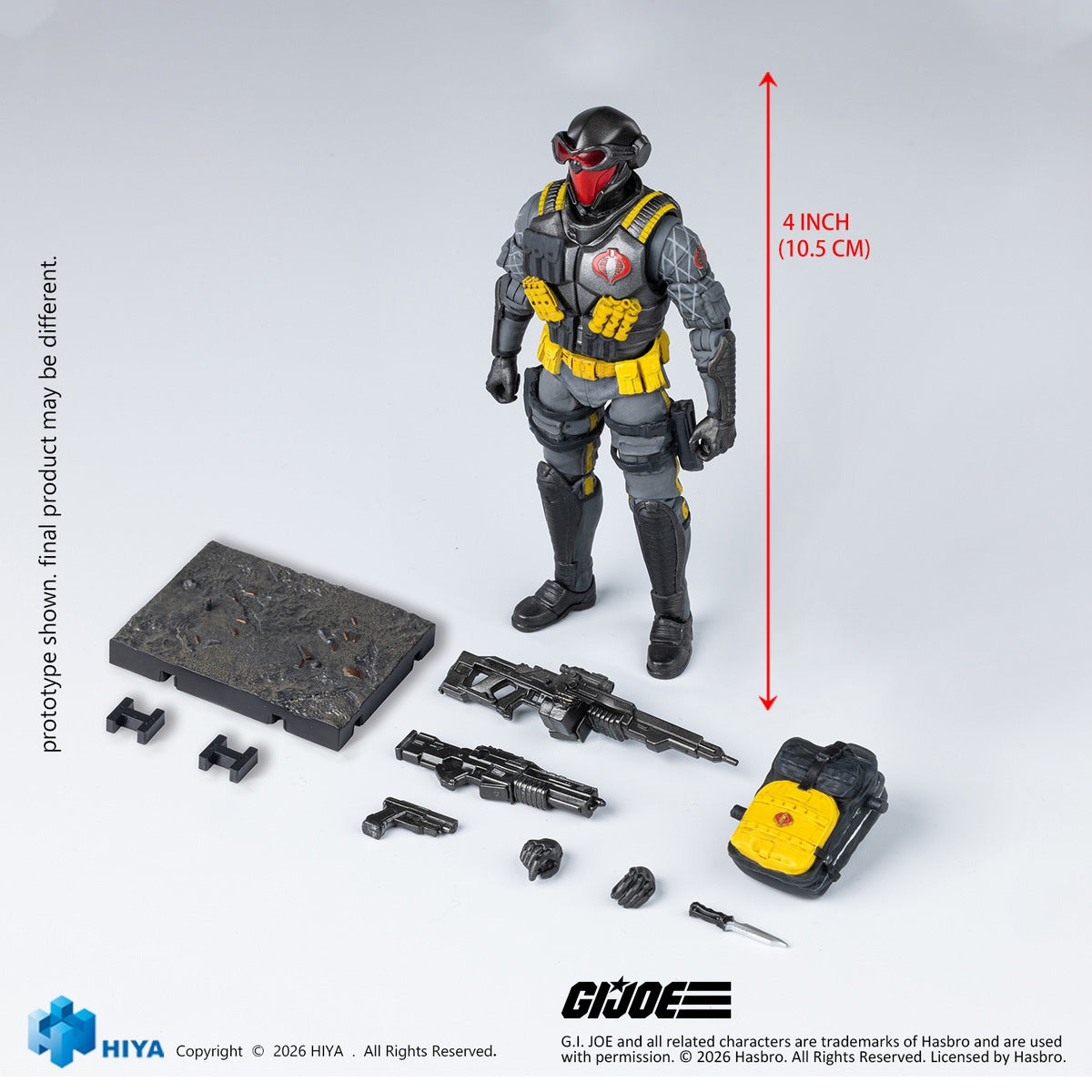 Hiya Toys - EXQUISITE MINI Series G.I. Joe Cobra Viper (Python Patrol Ver.) 1/18 Scale Action Figure EMG0459 (Licensed)