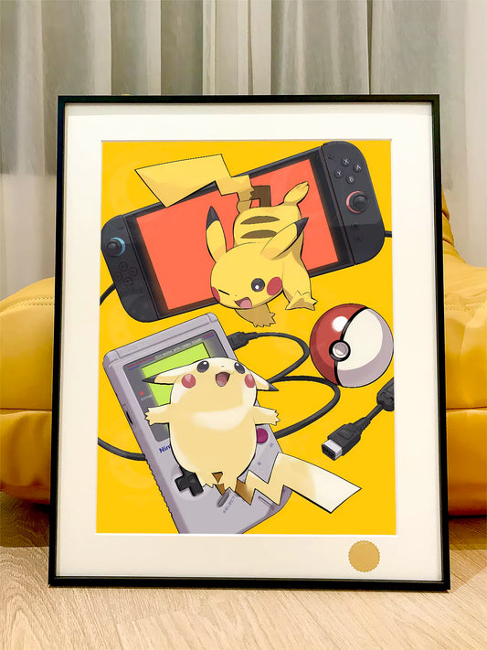【Pre-sale】Decorative Painting of Game Machine Pikachu-XingKong Studio