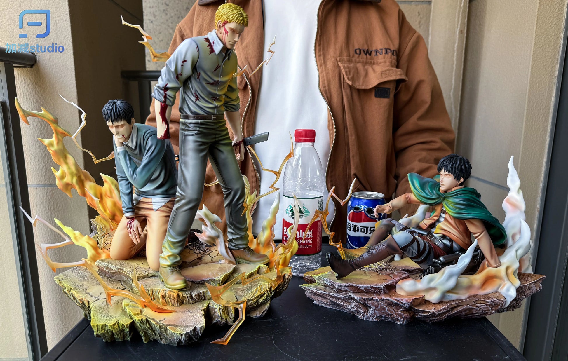 Pre-sale】1/6 Scale Reiner Braun, Bertholdt Hoover and Eren Jaeger