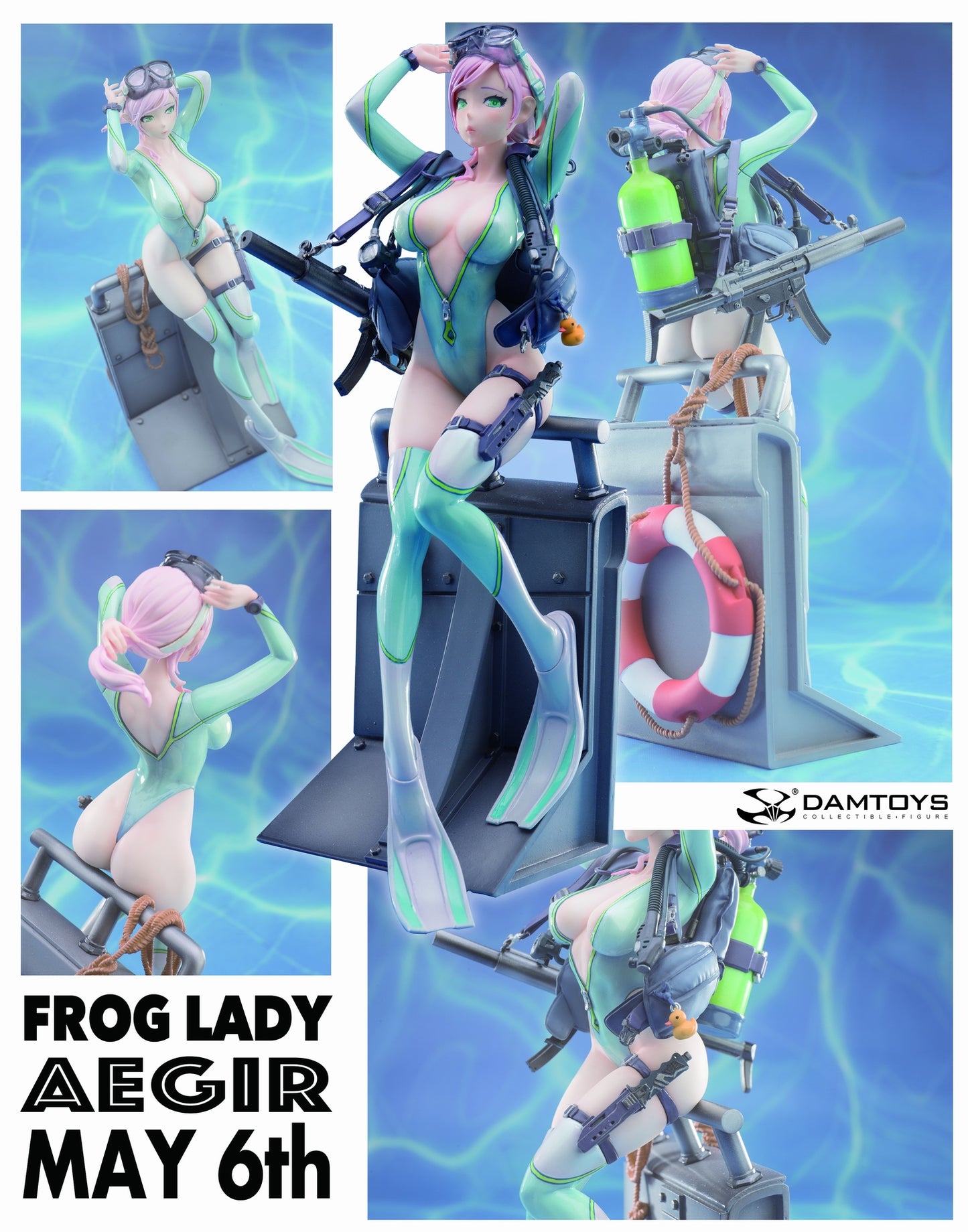 DAMTOYS - After-School Arena FrogLady-Aegir 1/7 Figure DMF003 (Licensed)