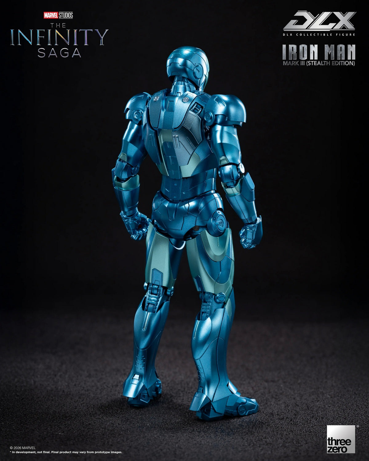Threezero - Marvel Studios: The Infinity Saga DLX Iron Man Mark 3 (Stealth Edition) 3Z09220C0 (Licensed)
