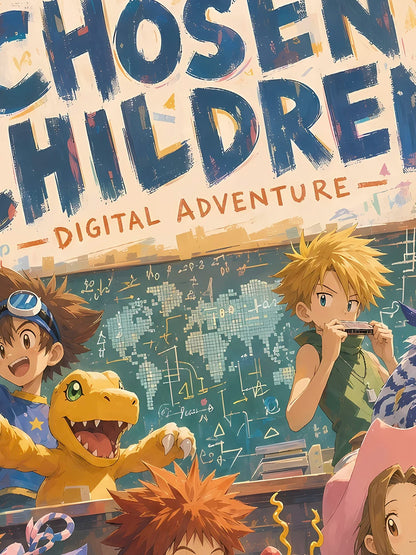 【Pre-sale】Decorative Painting of Choose Children-Digimon Adventure-XingKong Studio