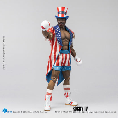 Hiya Toys - Exquisite Super Series Rocky IV Apollo Creed 1/12 Scale Action Figure ESR0233 (Licensed)
