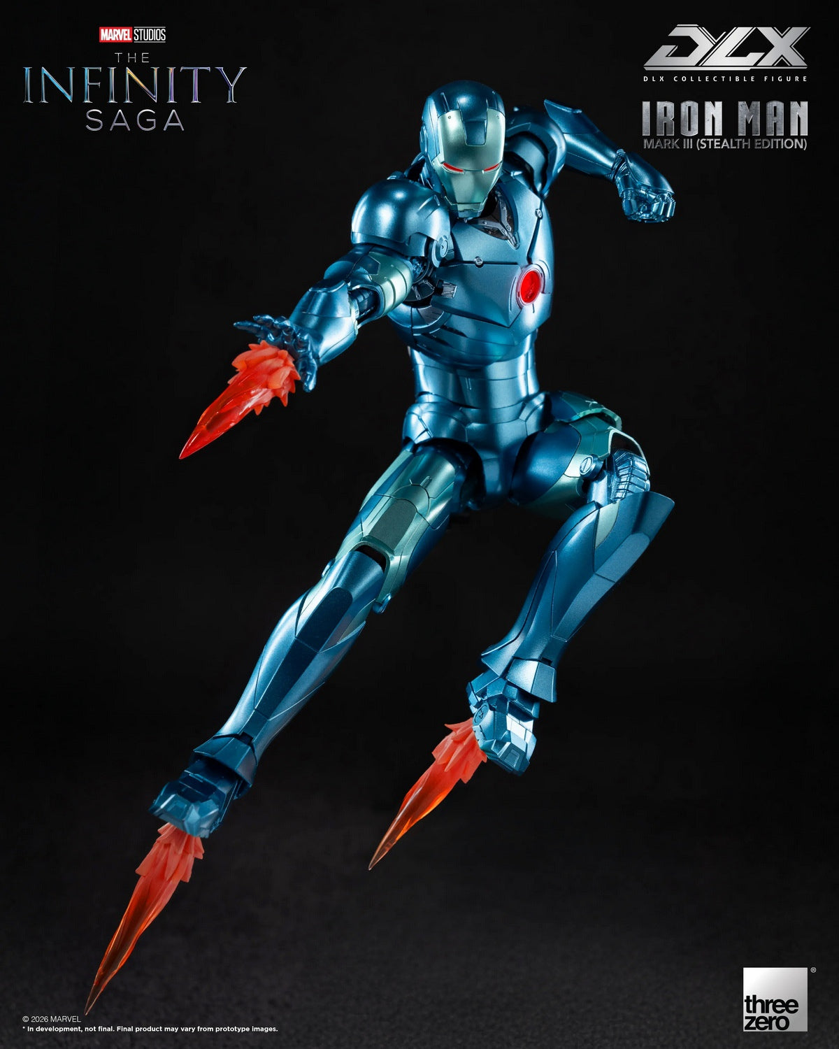 Threezero - Marvel Studios: The Infinity Saga DLX Iron Man Mark 3 (Stealth Edition) 3Z09220C0 (Licensed)