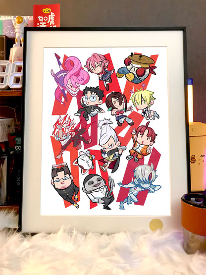 【Pre-sale】Decorative Painting of Q Version Characters of Dandadan-XingKong Studio
