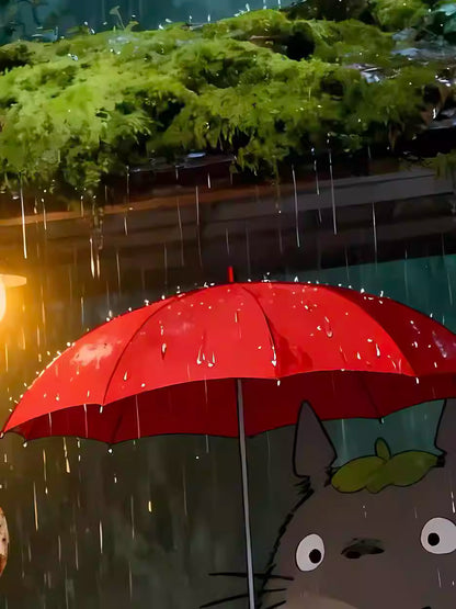 【Pre-sale】Decorative Painting of Rainy Night Totoro-XingKong Studio