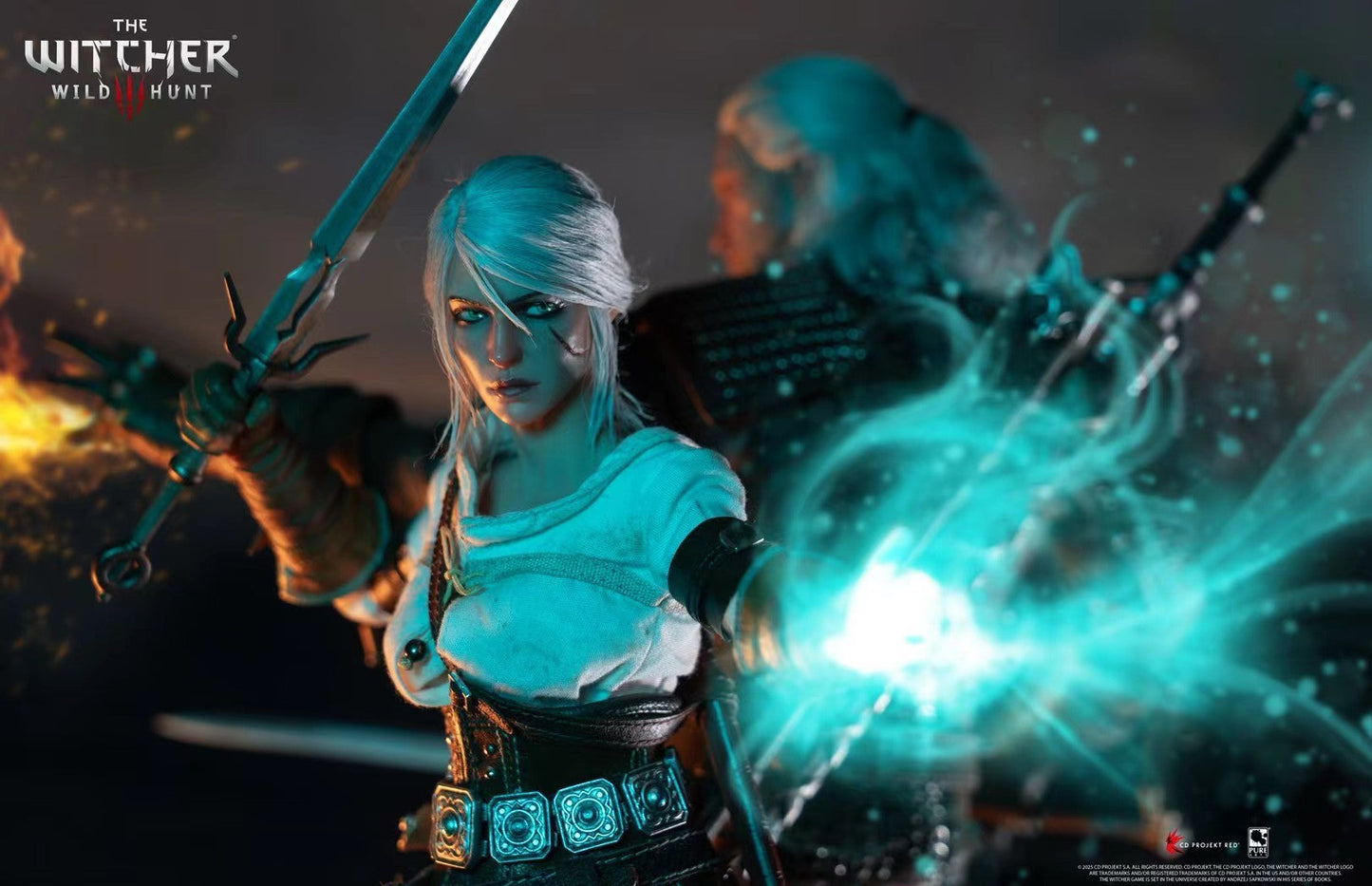 PureArts - Licensed The Witcher 3: Wild Hunt Ciri of Cintra 1/6 Scale Articulated Figure | 版权 巫师3: 狂猎 希里1/6可动关节人偶