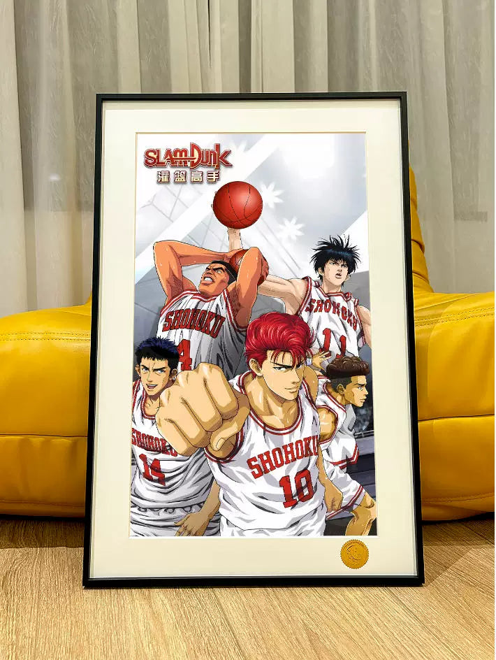 【Pre-sale】Decorative Painting of White Clothes Hanamichi Sakuragi, Kaede Rukawa, Tsuyoshi Akagi, Hisashi Miyagi‌ and Ryota Miyagi‌‌‌-Slam Dunk-XingKong Studio