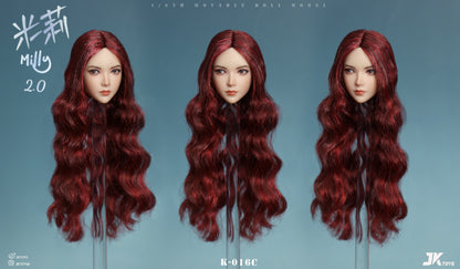 JKTOYS - 1/6 Asian Beauty Head Sculpt Milly 2.0 K-016 (Licensed)
