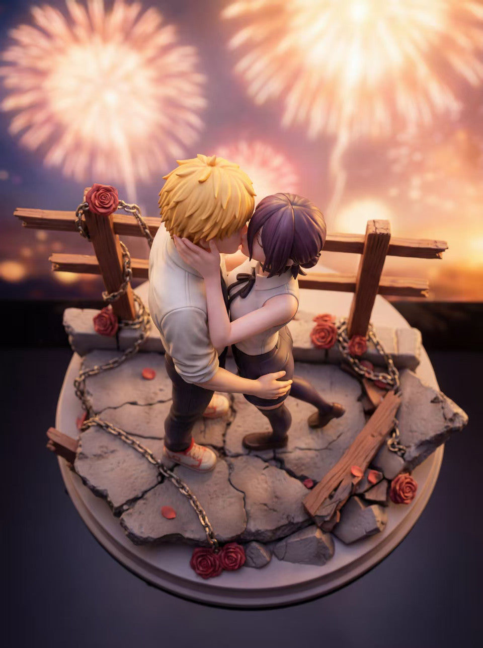 【Pre-sale】1/6 Scale Reze Kiss Denji-PINK Studio