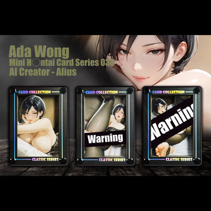 B&W Studio - Mini AI Creator Series Desktop Decor Card #30 Ada Wong Resident Evil