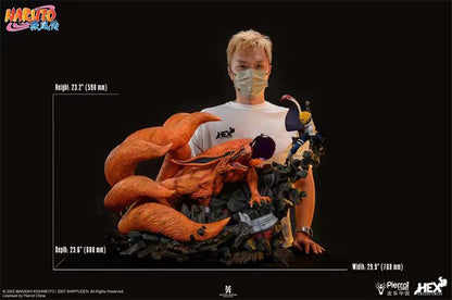 HEX Collectibles - Licensed Minato Namikaze VS Ninetails | 波风水门 VS 九尾