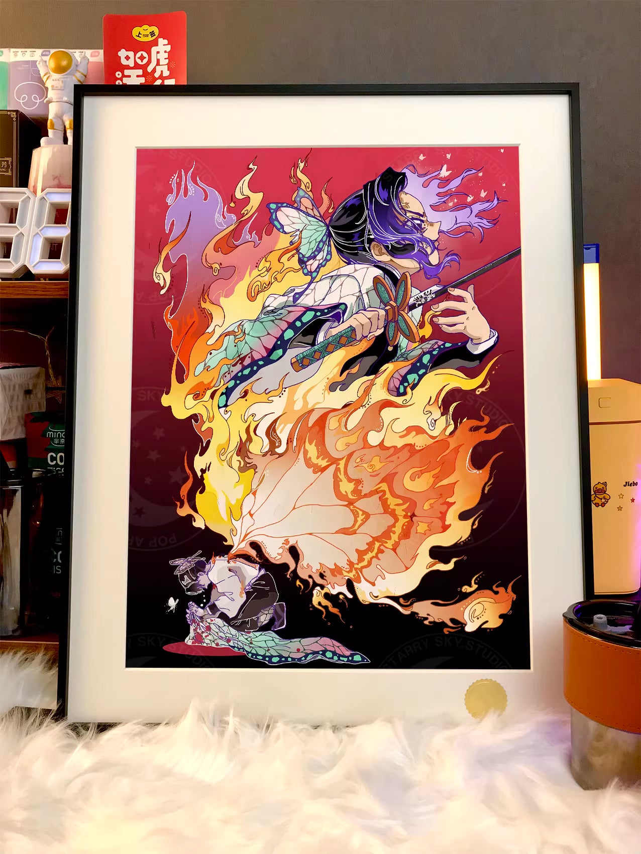 【Pre-sale】Decorative Painting of Fire Kochou Shinobu-XingKong Studio