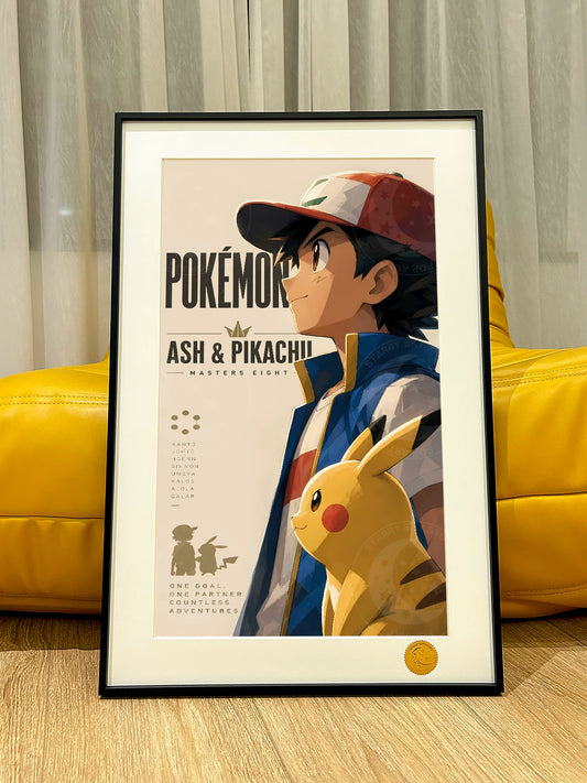 【Pre-sale】Decorative Painting of Ash and Pikachu-XingKong Studio