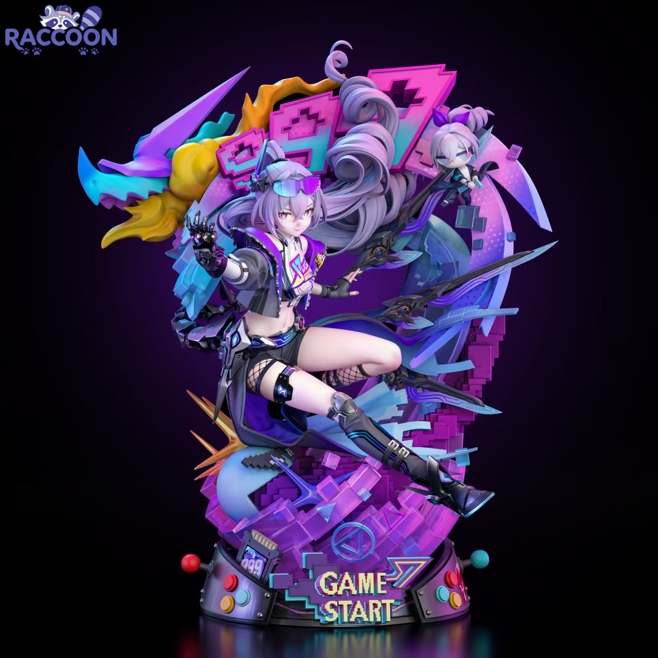 Xiao Huan Xiong Studio - Silver Wolf Honkai: Star Rail  1/6 Scale Statue(GK)