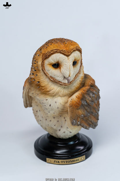 JXK - Barn Owl Head Sculpture SA005 (Licensed)