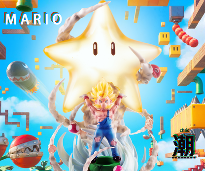 【Pre-sale】Super Saiyan Mario with LED-ChaoShe Studio