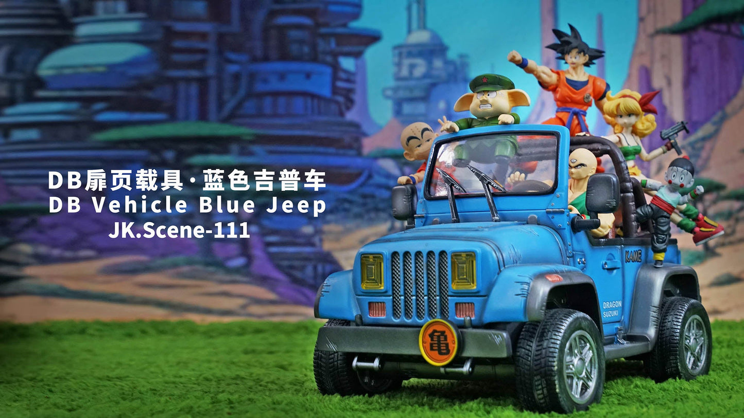 JacksDo Studio - DB Vehicle Blue Jeep (JK.Scene-111) | DB扉页载具-蓝色吉普车 (JK.Scene-111)