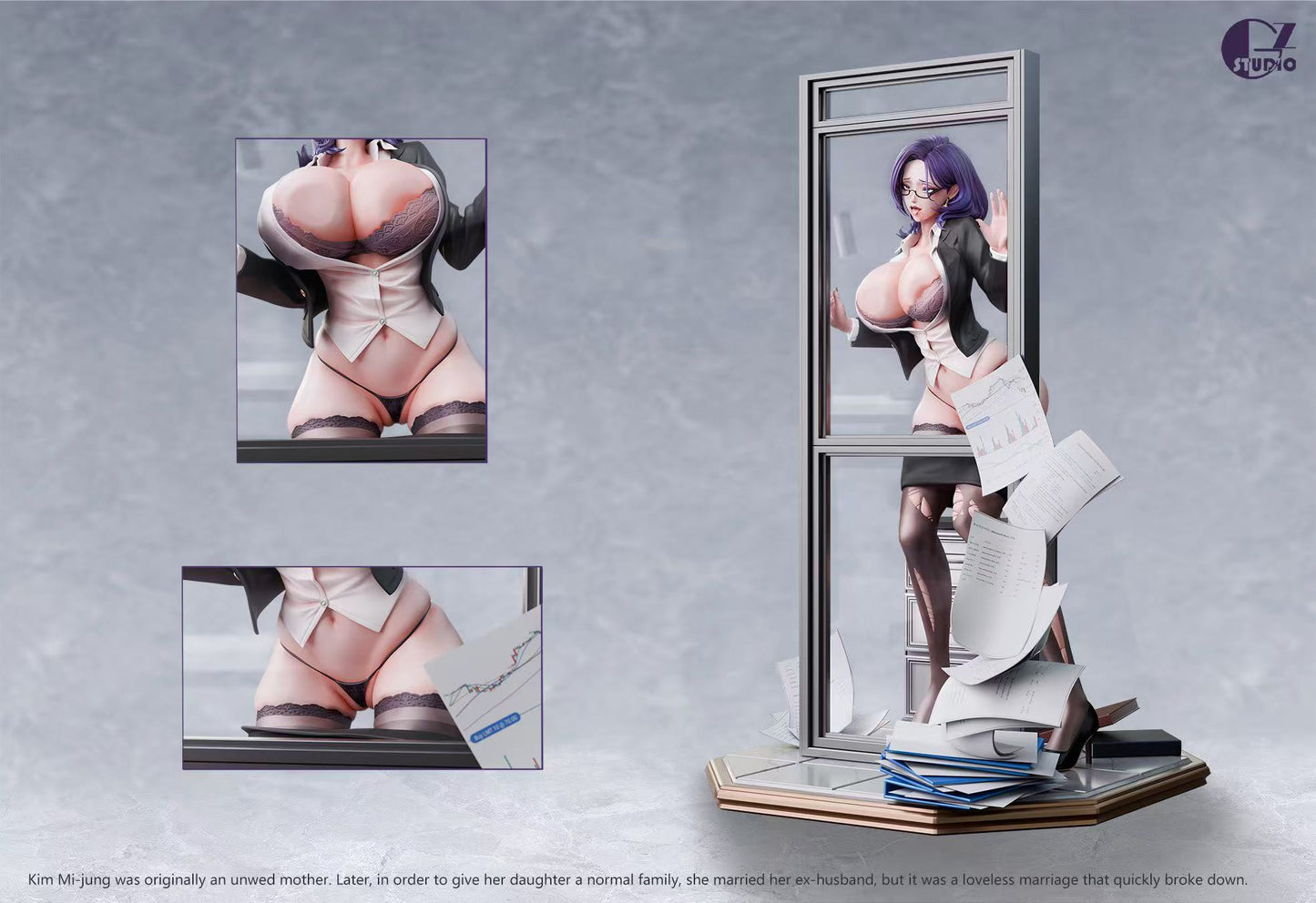 GZ Studio - Mi Jung king in Front of the Floor-to-Ceiling Window Brave New World 1/4 Scale Statue(GK)