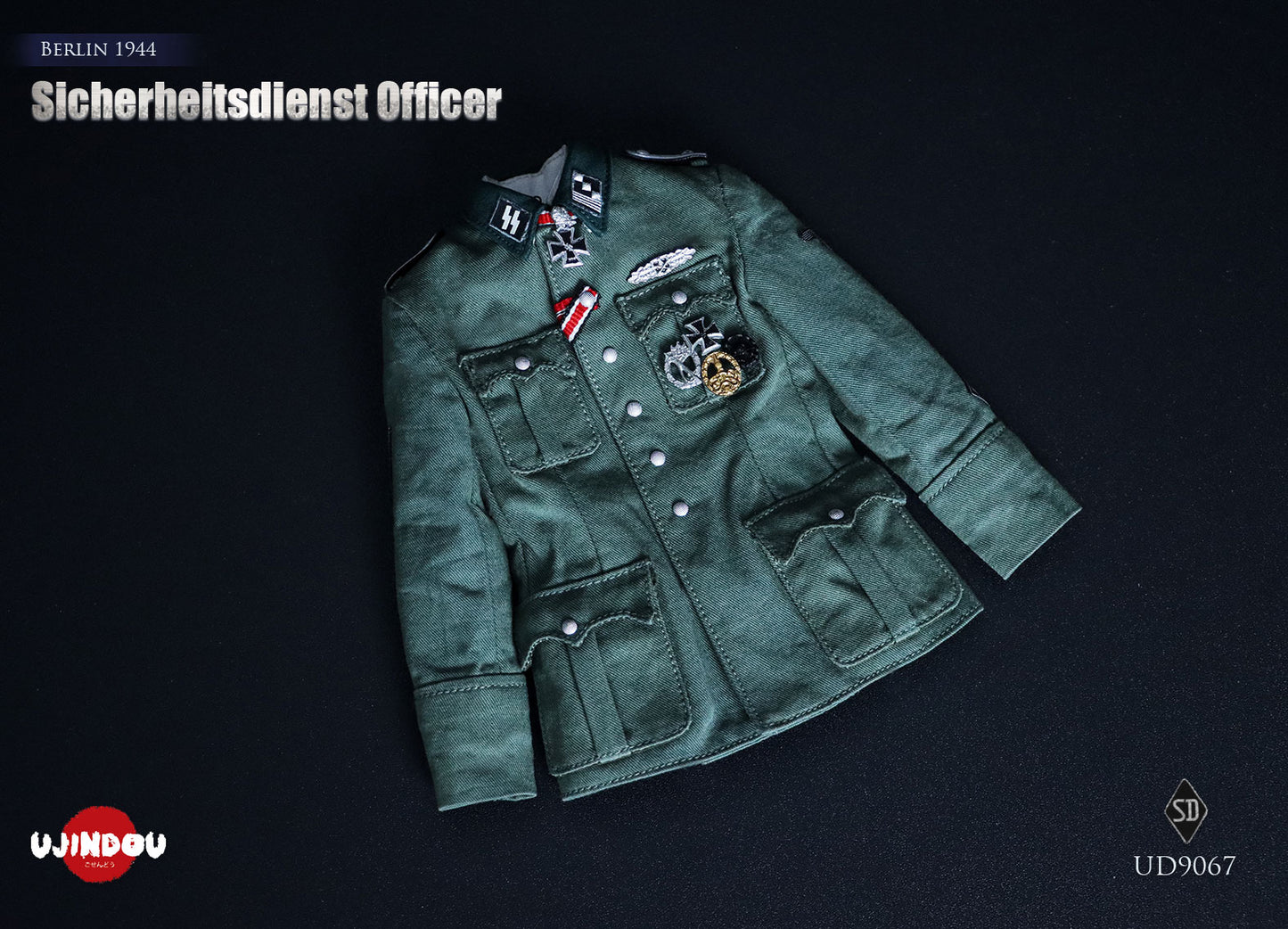 UJINDOU - 1/6 Sicherheitsdienst Officer, Berlin 1944 NO. UD9067 (Licensed)