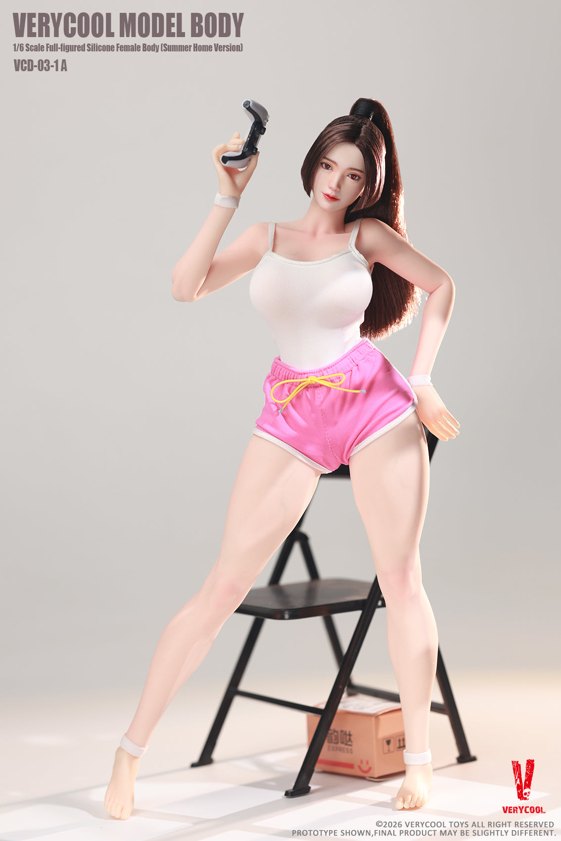VERYCOOL - Body No.3 Full Figured 1/6 Silicone Female Body VCD-03-1A VCD-03-1B