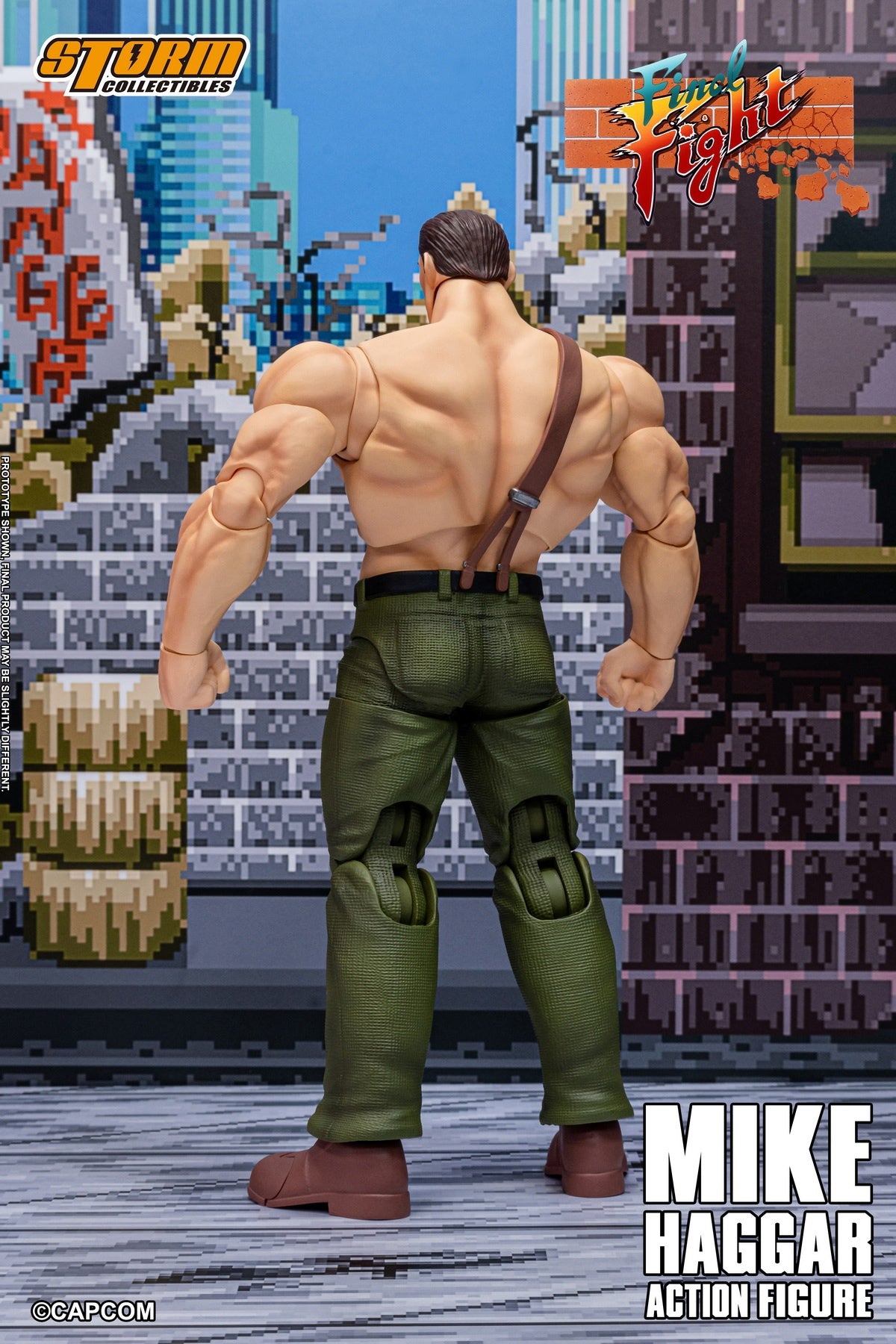 Storm Toys - MIKE HAGGAR - FINAL FIGHT ACTION FIGURE CAFF01 (Licensed)