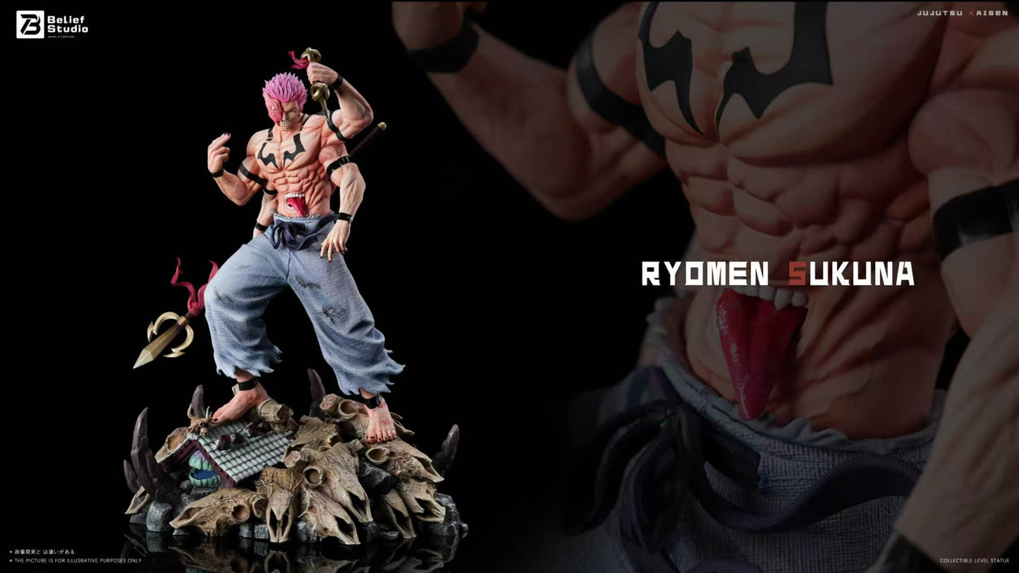 Belief Studio - Ryomen Sukuna Standing Pose Jujutsu Kaisen  1/6 Scale Statue(GK)