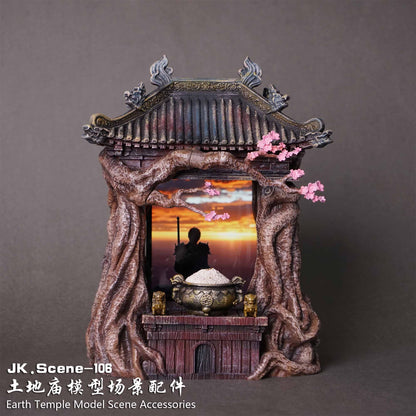 Jacksdo Studio - Earth Temple Model Scene Accessories (JK.Scene-106) | 土地庙模型场景配件 (JK.Scene-106)