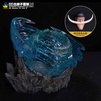 JacksDo Studio - POPMAX Whitebeard Transparent Ball Ver2.0 | POPMAX白胡子震球 2.0