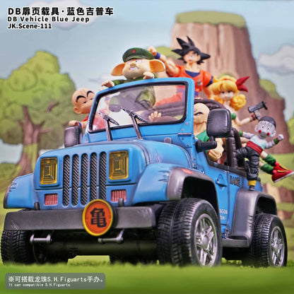 JacksDo Studio - DB Vehicle Blue Jeep (JK.Scene-111) | DB扉页载具-蓝色吉普车 (JK.Scene-111)