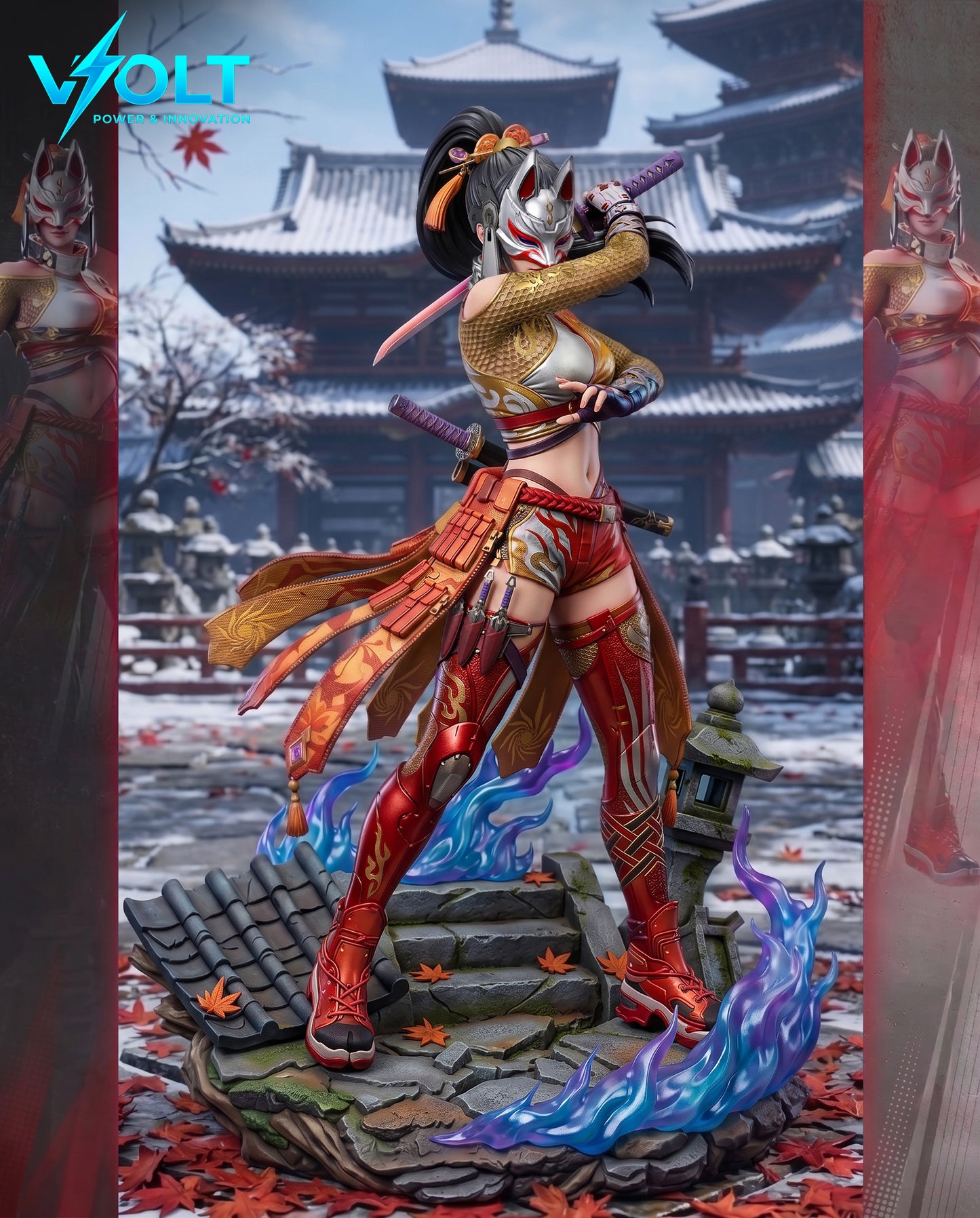 【Pre-sale】1/6 Scale Kunimitsu-Tekken-VOLT Studio