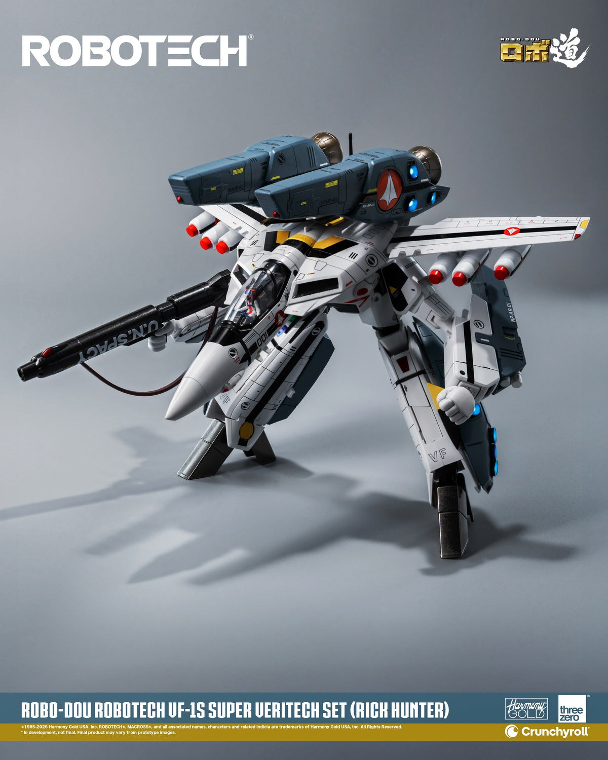 Threezero - ROBOTECH ROBO-DOU ROBOTECH VF-1S Super Veritech Set (RICK HUNTER) 3Z03070W0 (Licensed)