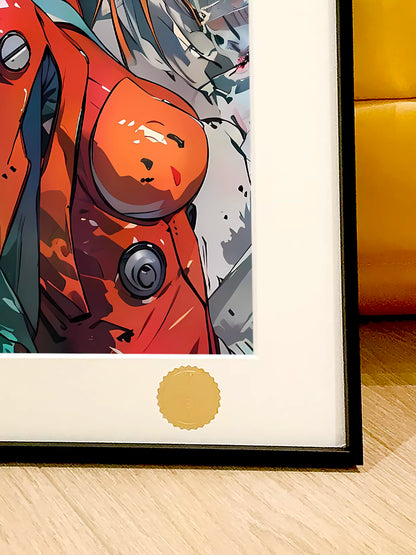 【Pre-sale】Decorative Painting of Injured Ayanami Rei and Asuka Langley Soryu-XingKong Studio