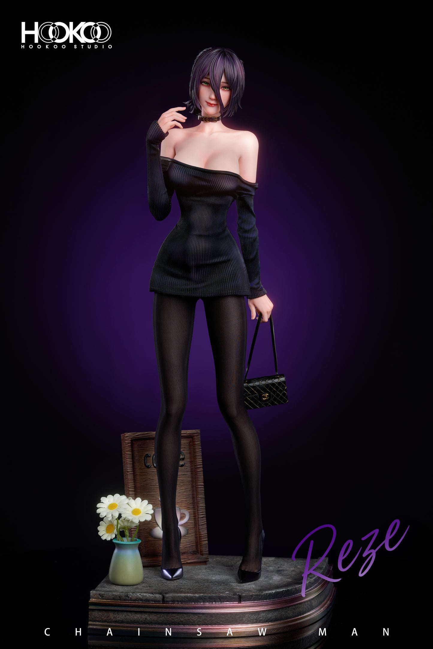 【Pre-sale】1/4 Scale Coffee Girl Reze-Chainsaw Man-HOOKOO Studio
