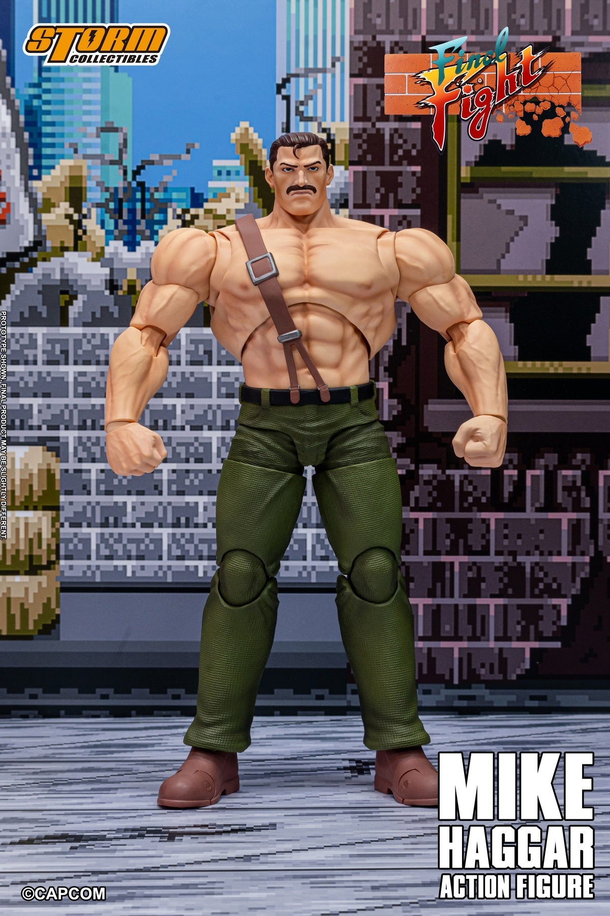 Storm Toys - MIKE HAGGAR - FINAL FIGHT ACTION FIGURE CAFF01 (Licensed)