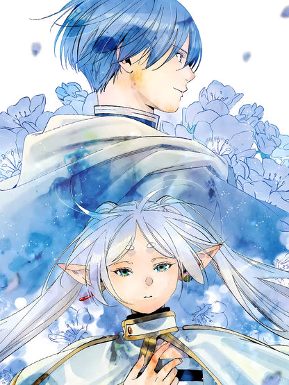 【Pre-sale】Decorative Painting of Blue Flower Frieren and Himmel-XingKong Studio
