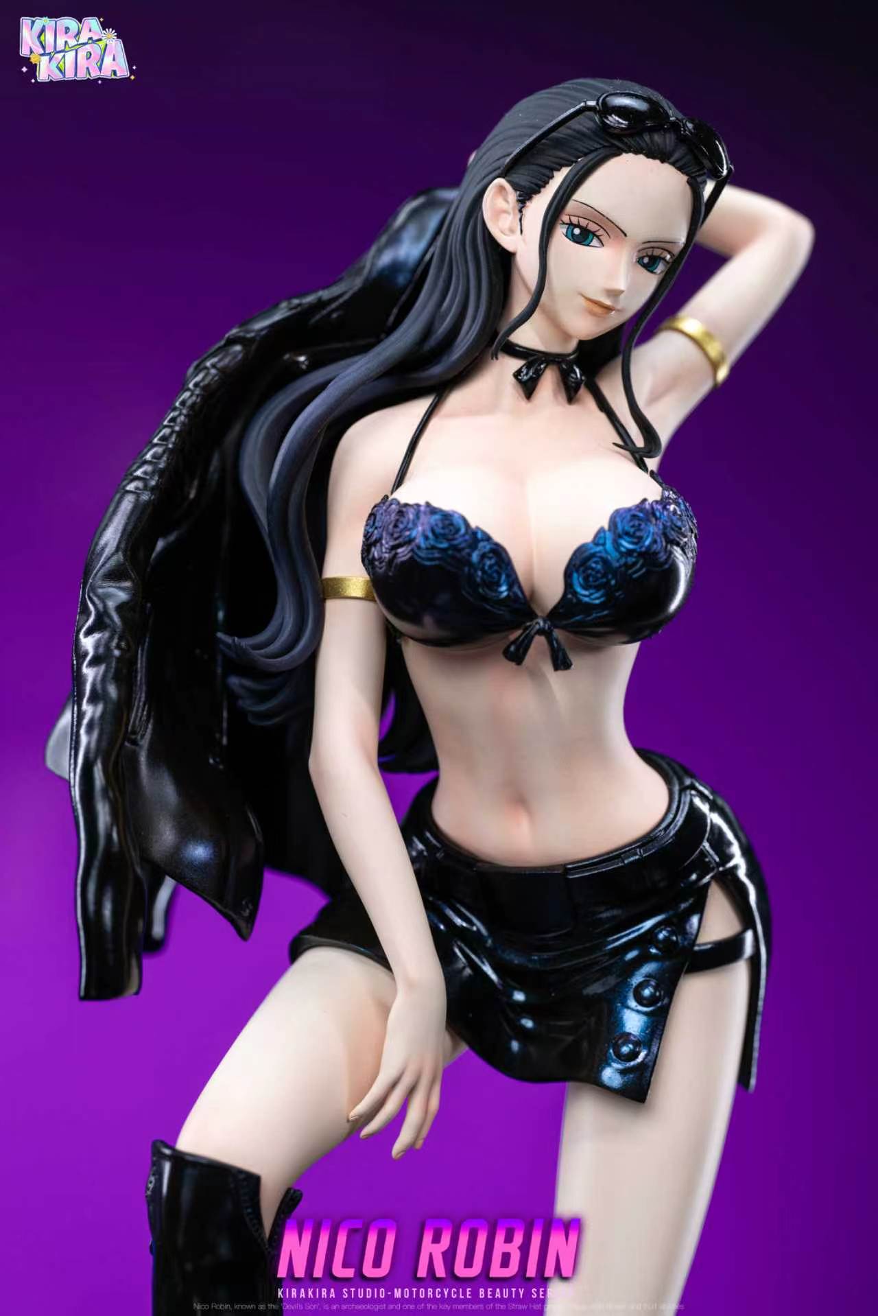 KiraKira Studio - Costume Series 01 Nico Robin Biker Jacket One Piece