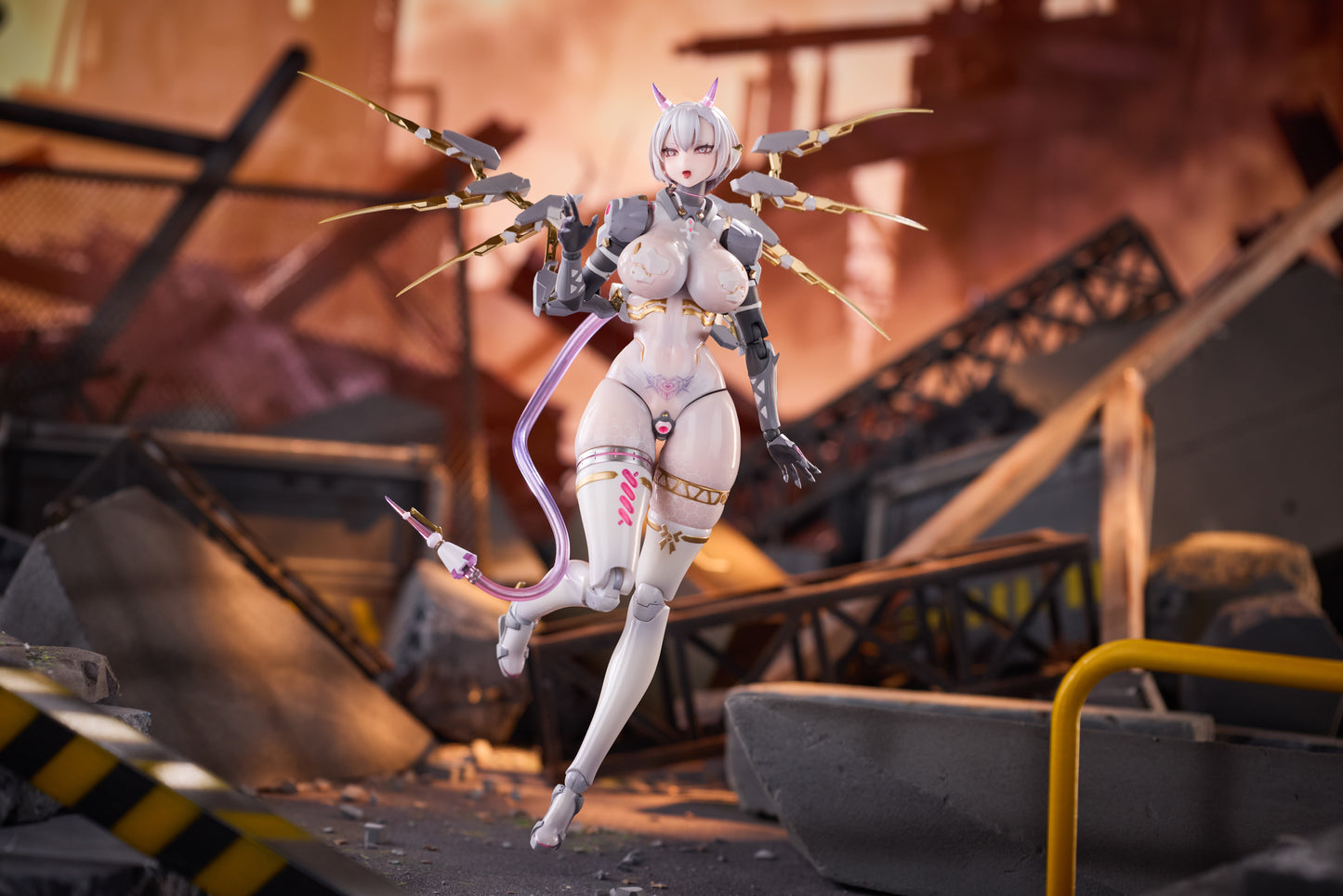 Otherwhere - GALACTIC Series – Neon Reika Wing 1/12 Scale Action Figure (Licensed)
