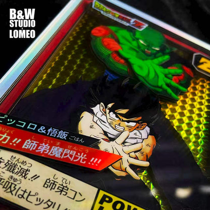 B&W Studio - Piccolo X Gohan Super Battle Card Remake Dragon Ball
