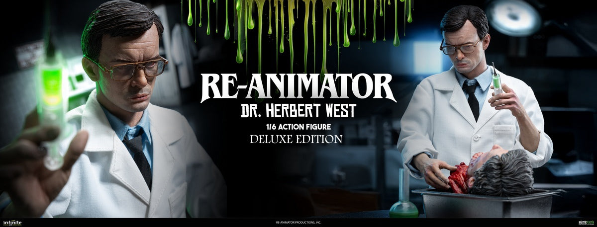 Infinite Statue - RE-ANIMATOR DOCTOR HERBERT WEST 1/6 ACTION FIGURE (Licensed)