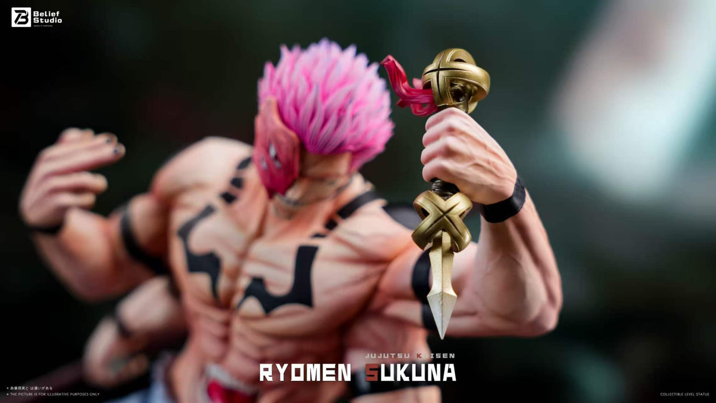 Belief Studio - Ryomen Sukuna Standing Pose Jujutsu Kaisen  1/6 Scale Statue(GK)