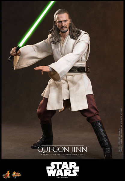Hottoys - Star Wars: The Phantom Menace Qui-Gon Jinn 1/6th scale Collectible Figure MMS880 (Licensed)