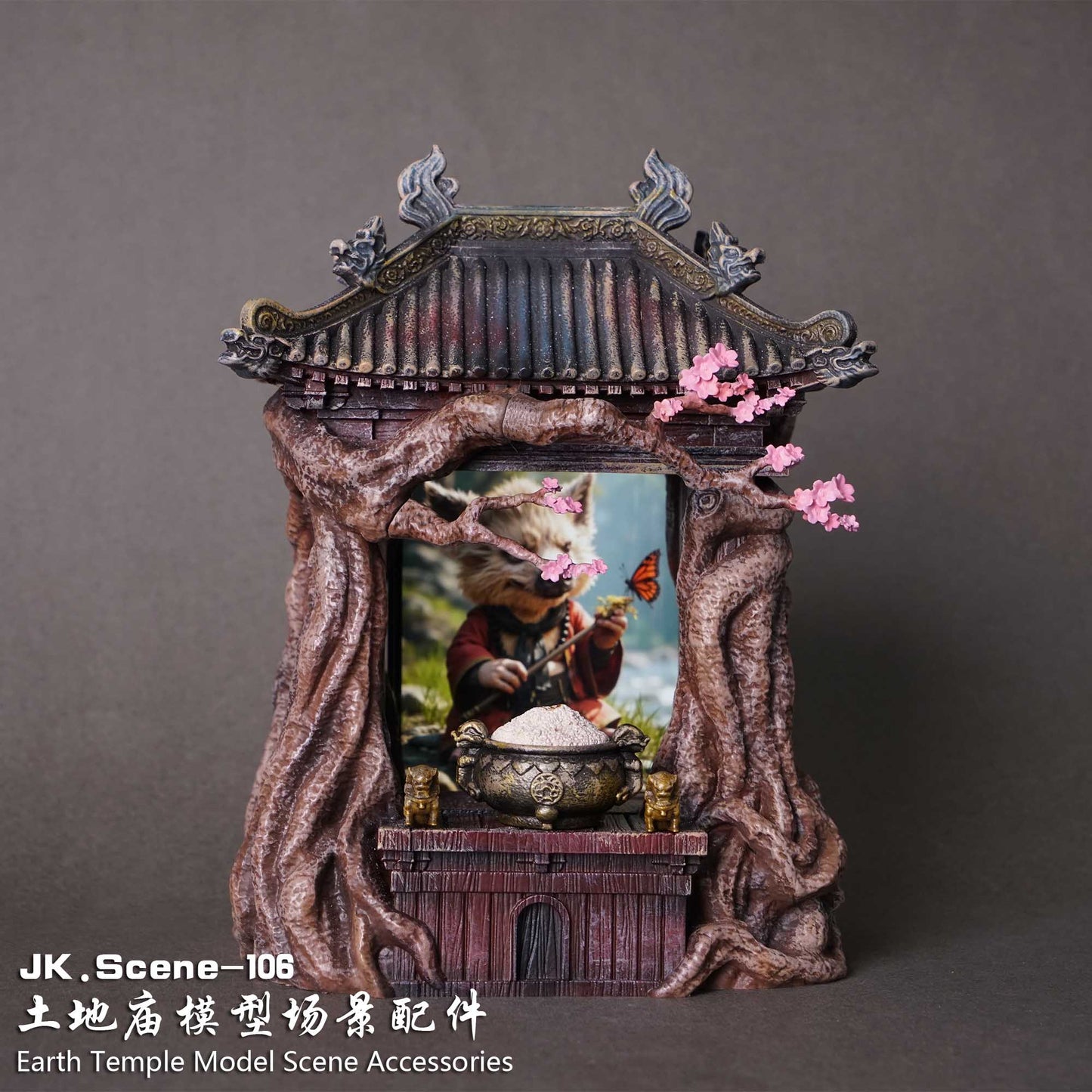 Jacksdo Studio - Earth Temple Model Scene Accessories (JK.Scene-106) | 土地庙模型场景配件 (JK.Scene-106)