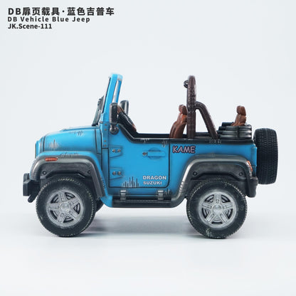 JacksDo Studio - DB Vehicle Blue Jeep (JK.Scene-111) | DB扉页载具-蓝色吉普车 (JK.Scene-111)