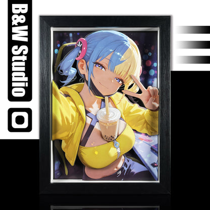 【Pre-sale】Decorative Painting of Canari-Black and White Studio