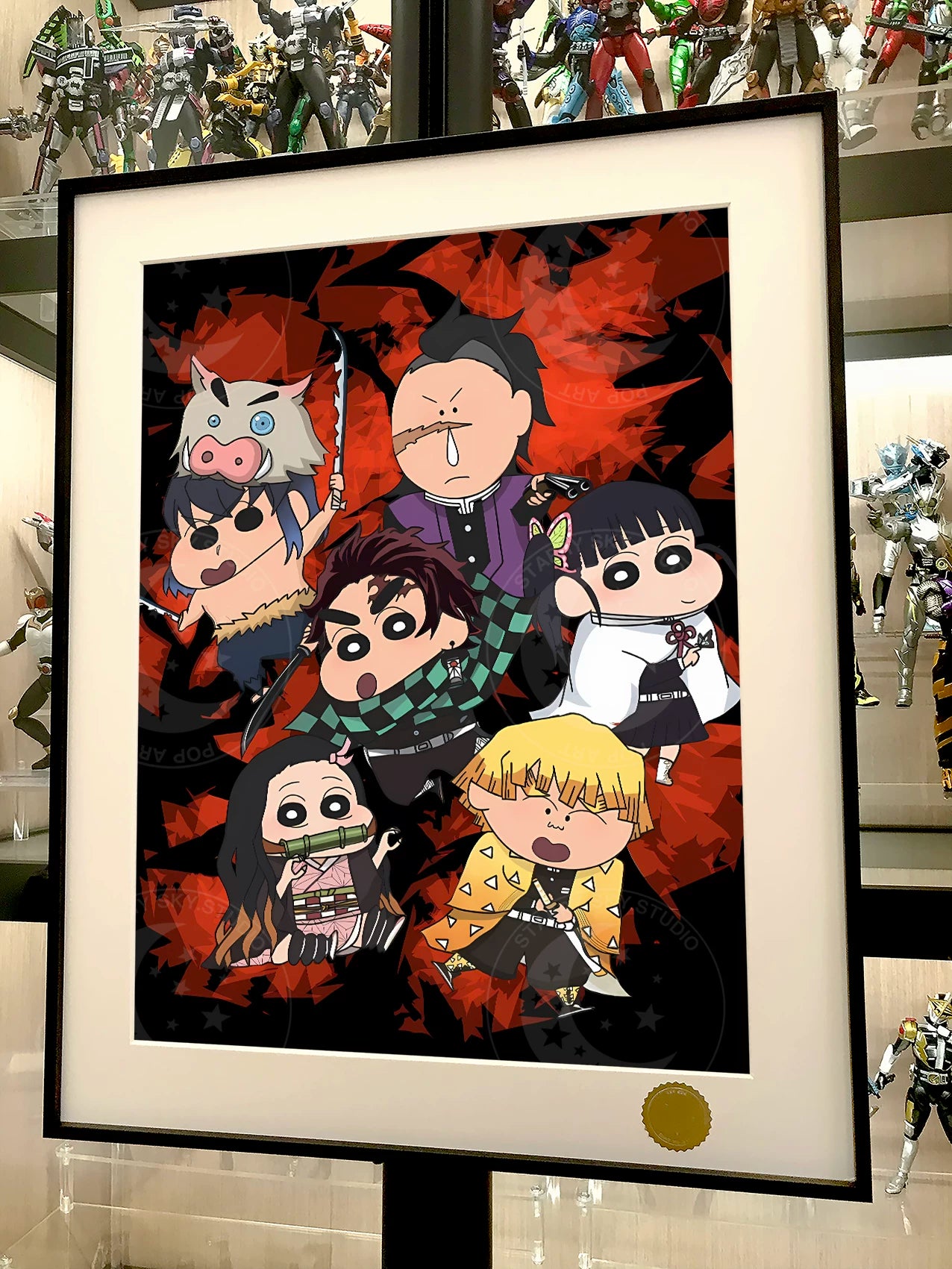 【Pre-sale】Decorative Painting of Crayon Shin-chan COS Demon Slayer-Crayon Shin-chan-XingKong Studio